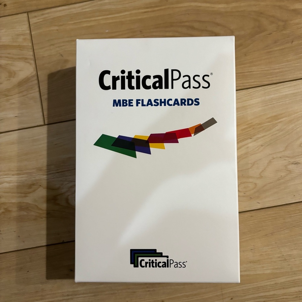 Critical Pass MBE Flashcards 2023 - Gently Used